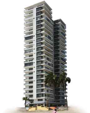 Especial De Los Edificios Mas Altos Del Ecuador - Edificio El Tiburon Salinas (339x366), Png Download