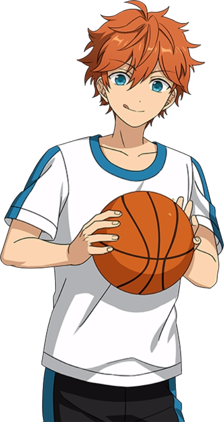 Subaru Akehoshi Full Render - Basketball Boy Cartoon Png (439x827), Png Download