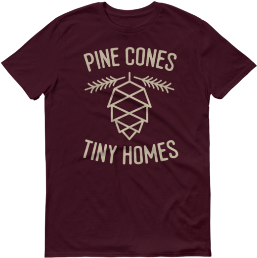 'pine Cones & Tiny Homes' Tee - Army Bosnia T Shirt (600x600), Png Download