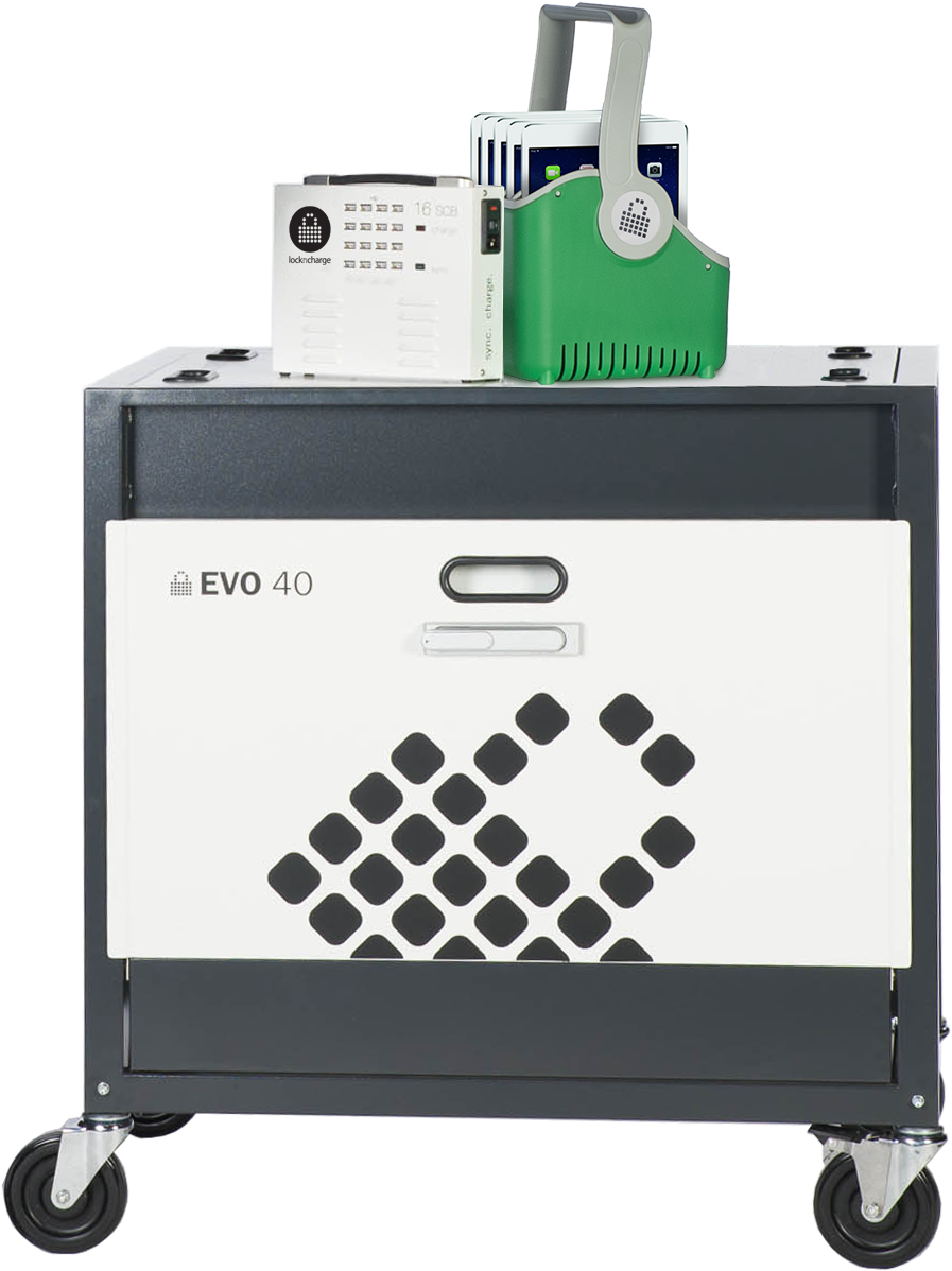 Putnam City Schools Case Study - Lockncharge Evo 40 Cart (1242x1389), Png Download