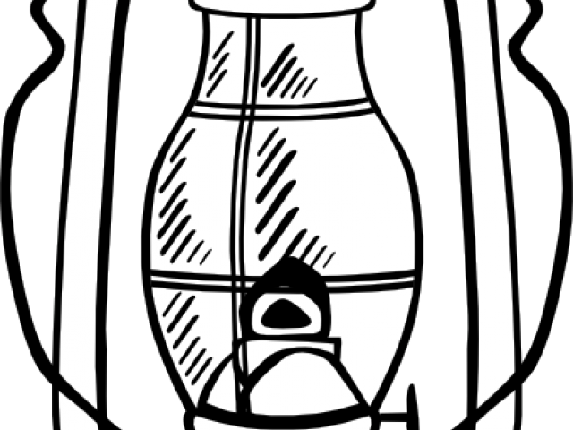Latern Clipart Old Lantern - Oil Lamp (640x480), Png Download