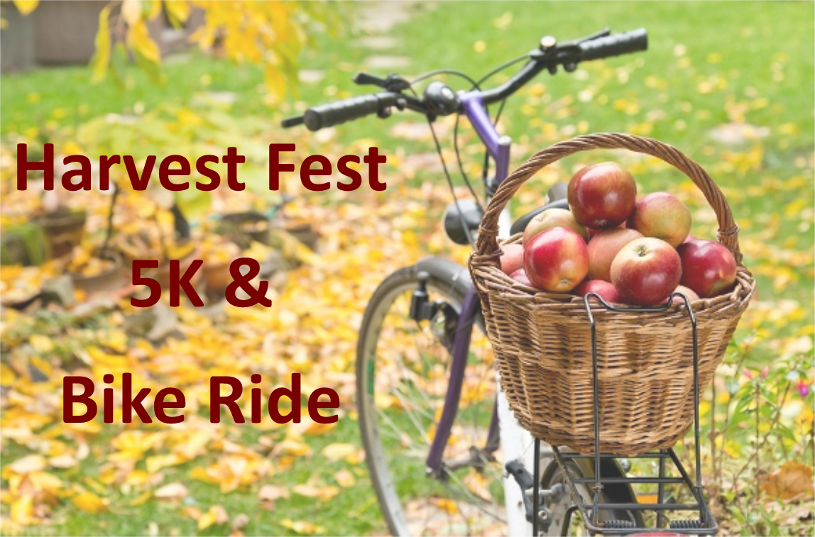 2017 Harvest Fest 5k & Bike Ride - Cycling (1148x757), Png Download