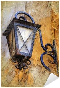 Old Lantern- Artistic Vintage Picture Sticker • Pixers® - Painting (400x400), Png Download