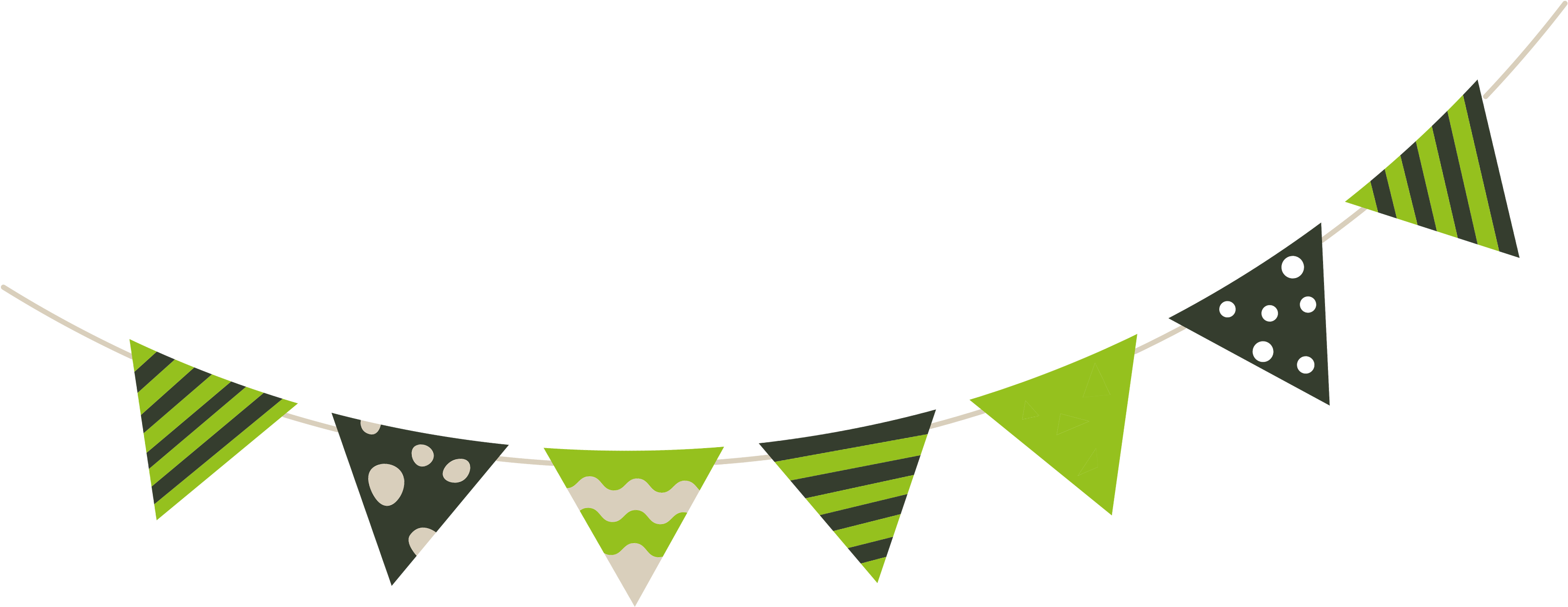 Guirnaldas - Guirnaldas Png (3232x1404), Png Download