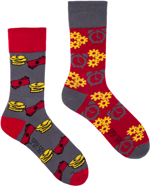 Time Is Money - Skarpety Męskie W Samochody (640x640), Png Download