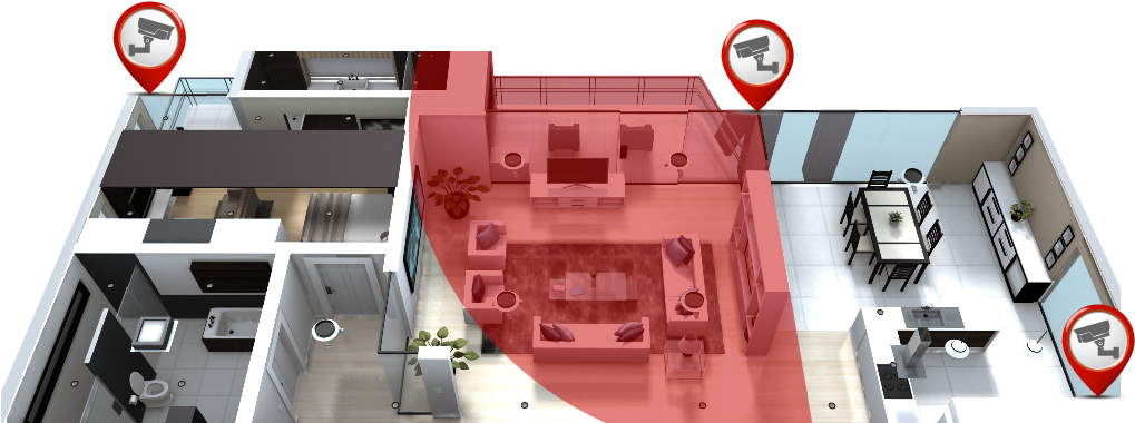 Antes De Realizar Cualquier Instalación Lo Primero - Ubicacion De Camaras Cctv (1020x399), Png Download