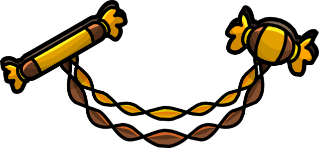 Candy Garland Sprite 002 (640x297), Png Download