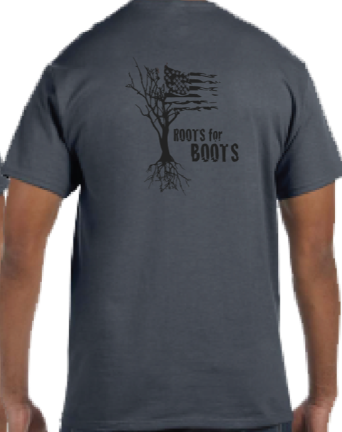 Heather Black Tee - Adansonia (480x607), Png Download