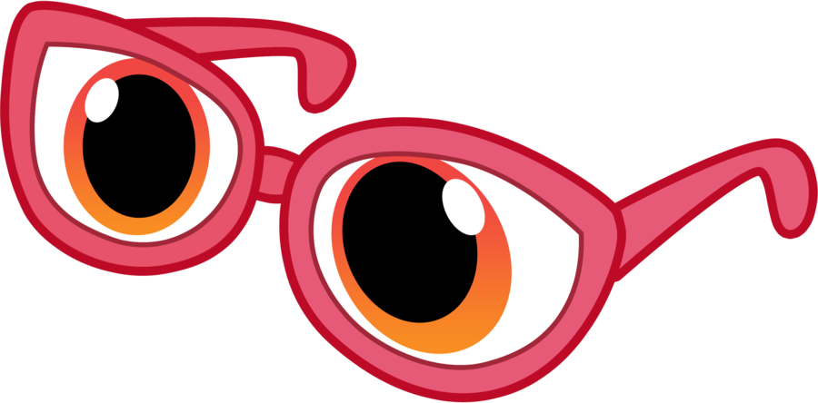 Eyeball Clipart Awake - Cartoon Pictures Of Glasses (900x444), Png Download
