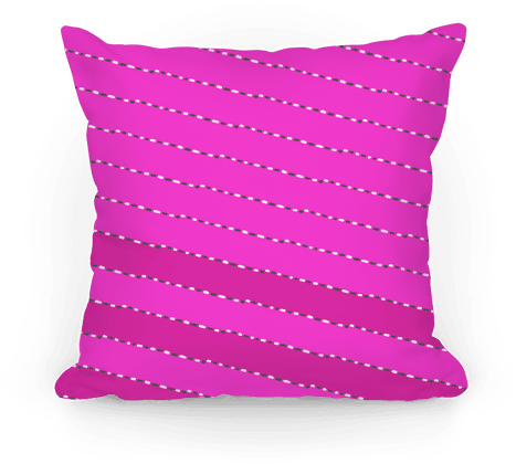 Pink Diagonal Dashed Stripes Pattern Pillow - Pattern (484x484), Png Download