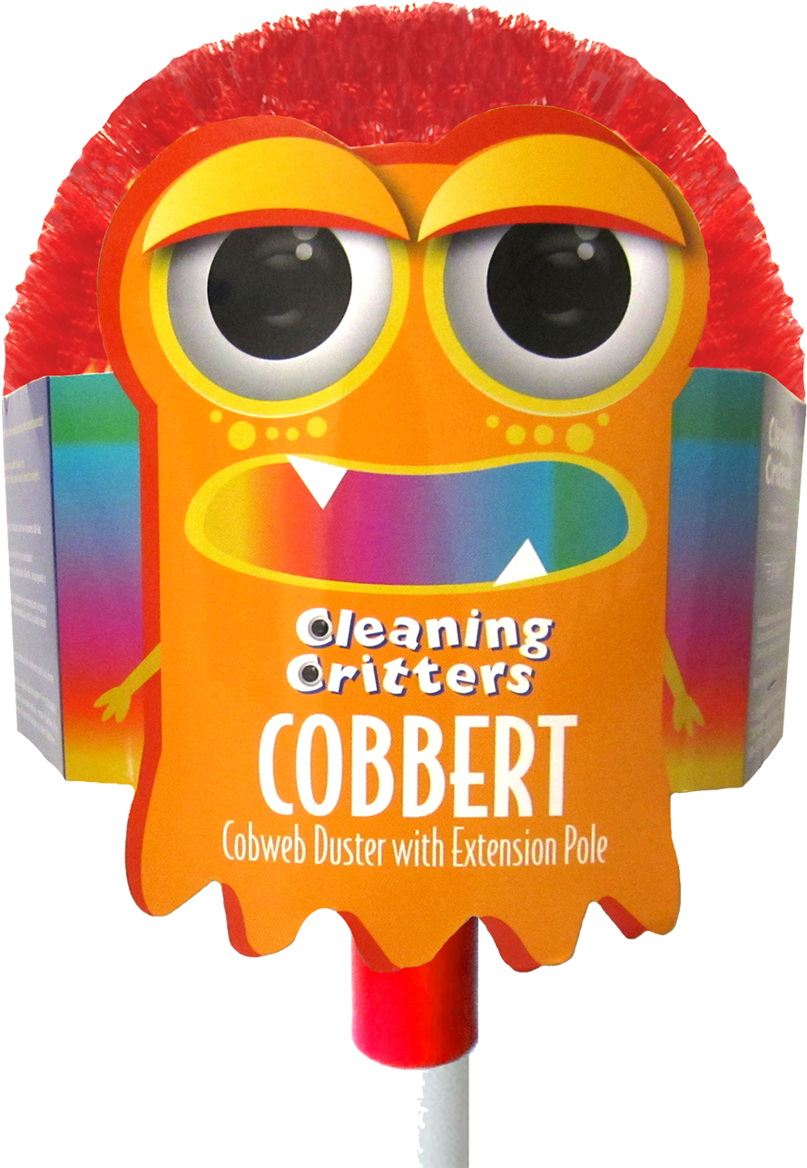 Cobbert™ Cobweb Duster With Extension Pole - Ettore 32000 Cobbert Cobweb Duster With Extension Pole (1400x1400), Png Download