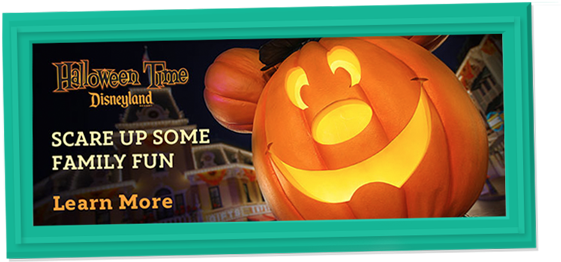 Disney Parks & Resorts - Jack-o'-lantern (636x266), Png Download