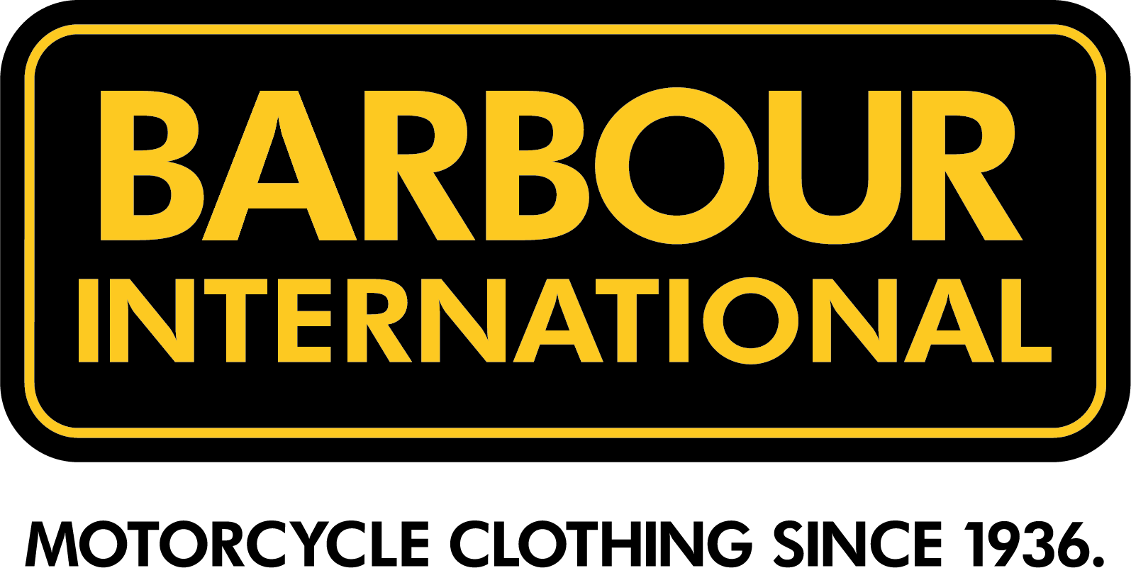 Barbour International T Shirt Logo White (1595x801), Png Download