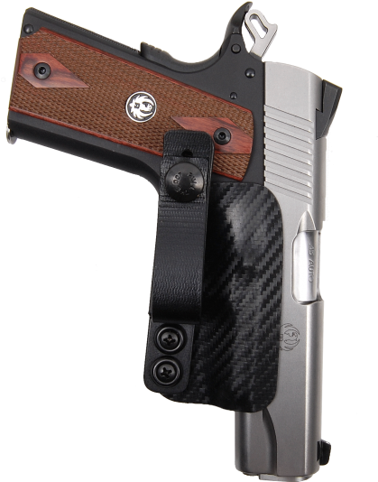 Vector Black And White Library 1911 Clip Concealed - Starting Pistol (451x600), Png Download
