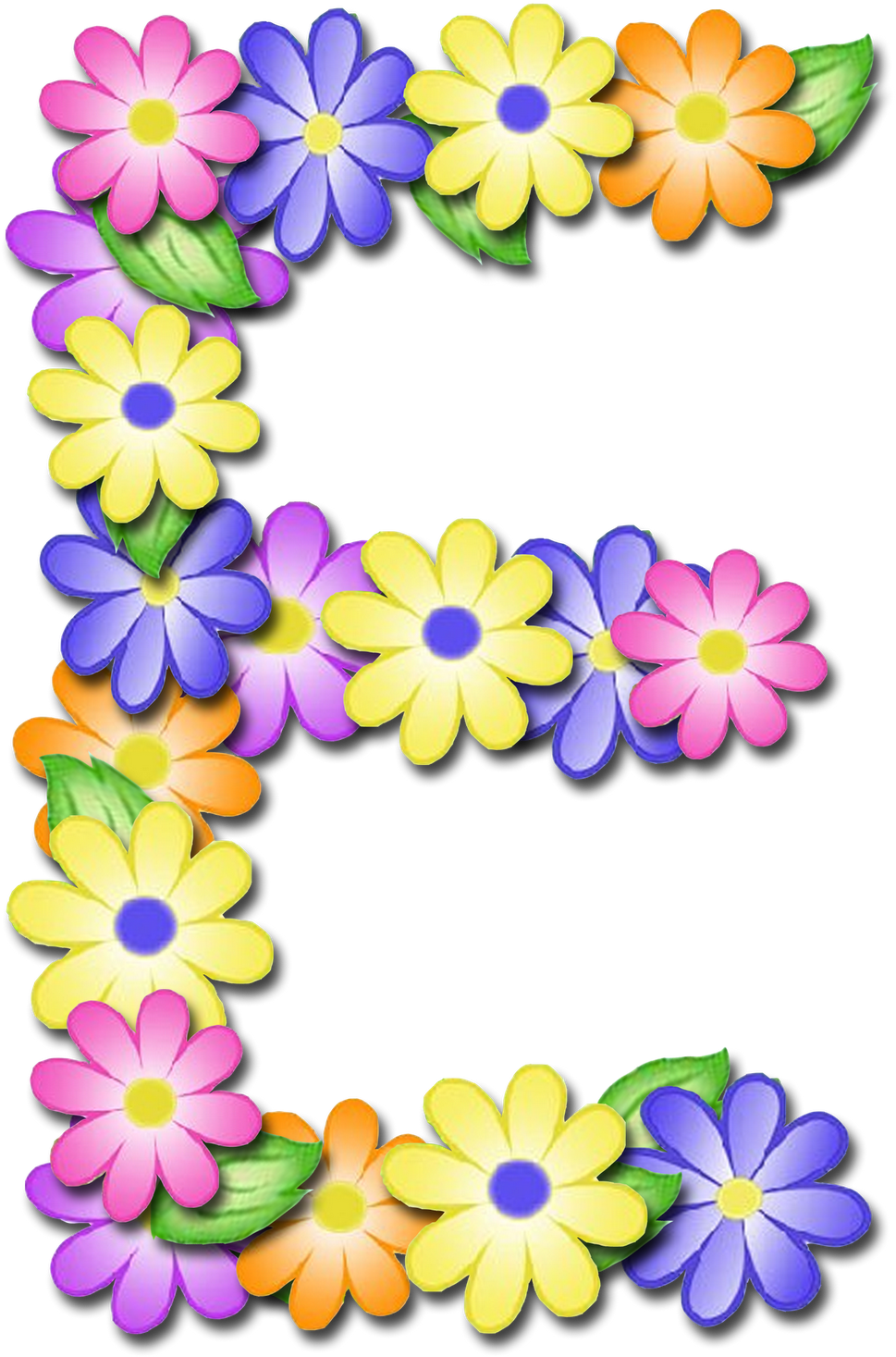 Alfabeto De Primavera Letras Em Png Muito Lindo Letras - Alfabeto Primavera (1600x1533), Png Download