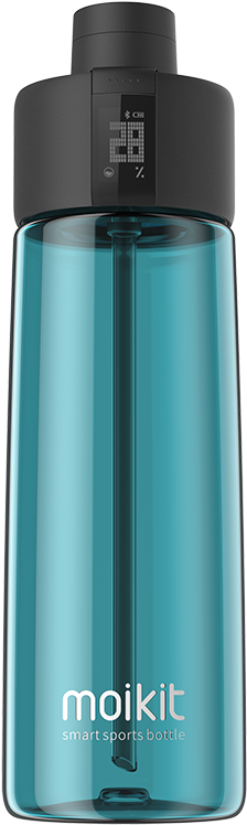 In Stock - Immediately Available - Moikit Gene Smart-drinking Bottle With Display (800x800), Png Download