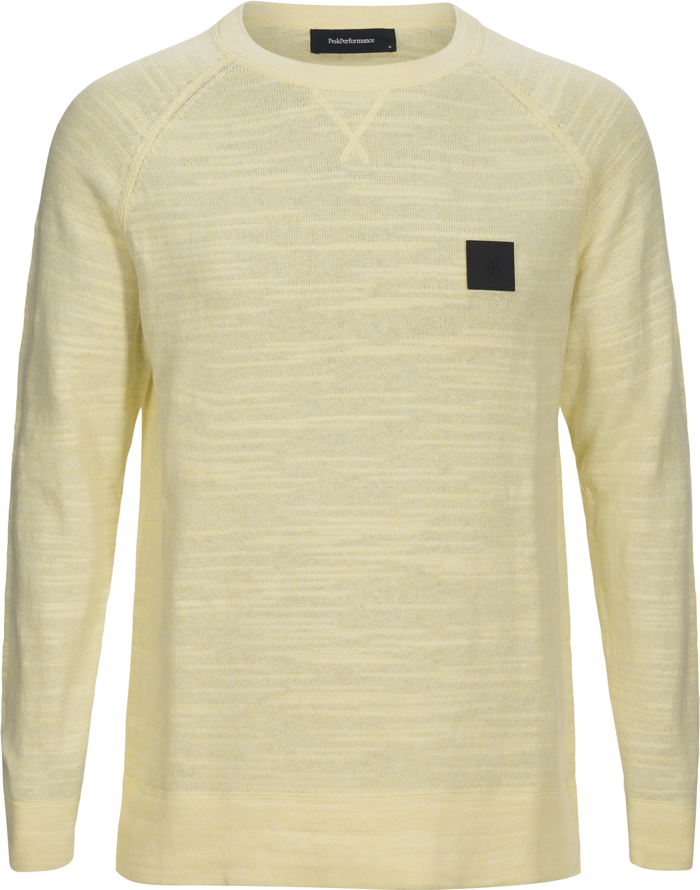 Men's Thyler Cotton Crew Neck Light Yellow - Peak Performance Men's Thyler Cotton Crew Neck (1500x2000), Png Download