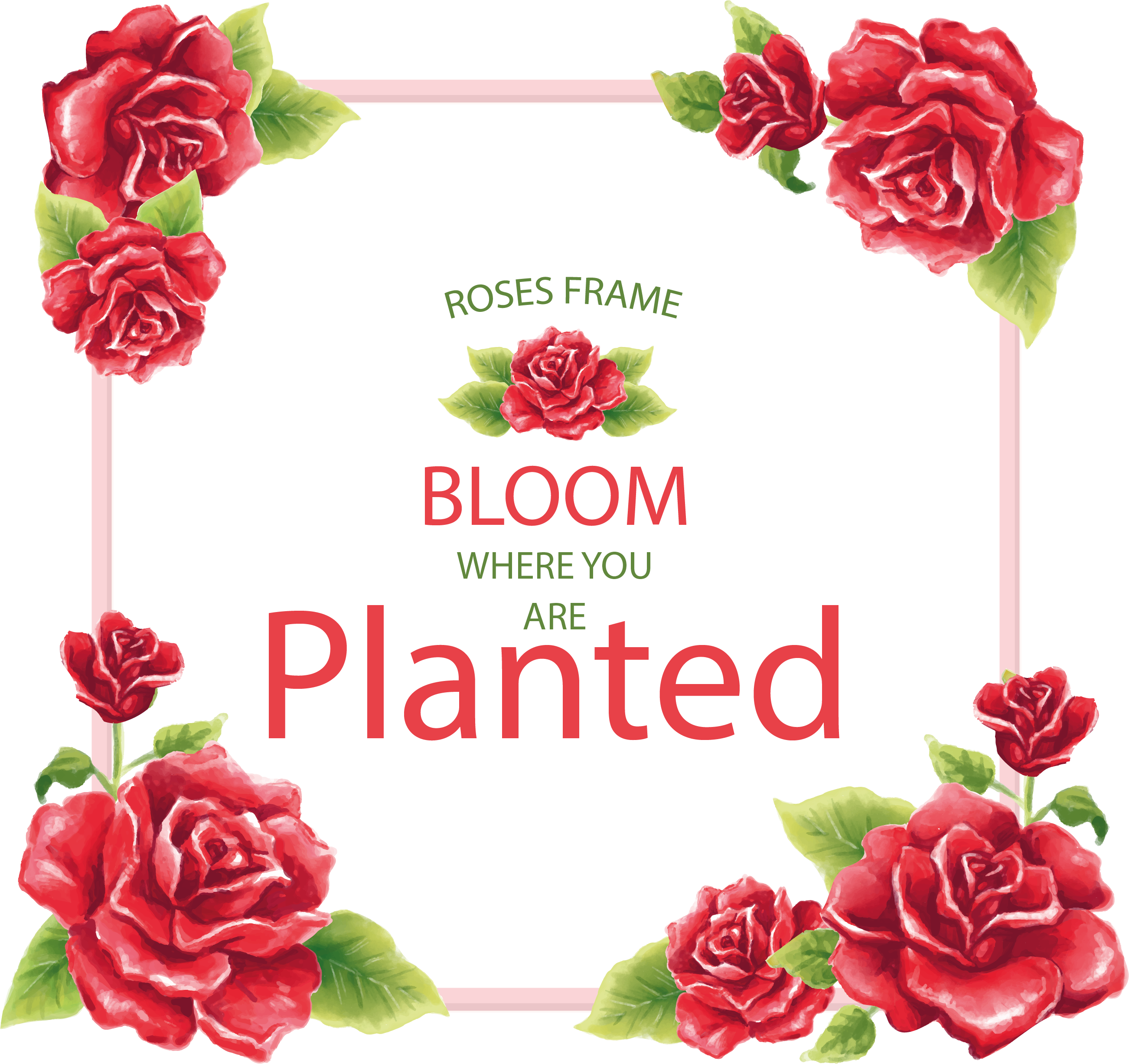 Com / Floral Frame Vintage Flowers, Red Roses, Unicorns, - Prayer Journal: Study The Bible Scriptures (2604x2453), Png Download