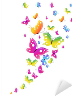 Vinilo Pixerstick Mariposa, Mariposas Vector • Pixers® - Illustration (400x400), Png Download