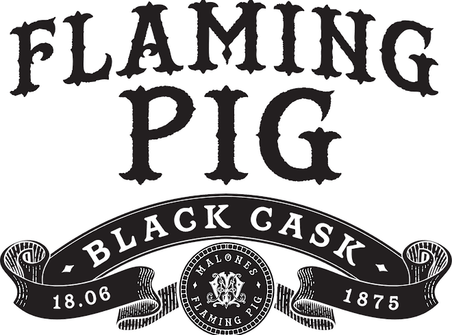 Flaming Pig Irish Whiskey - Flaming Pig Black Cask Irish Whiskey (660x490), Png Download