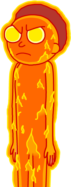 Hot Morty - Pocket Mortys Morty Beth (300x650), Png Download