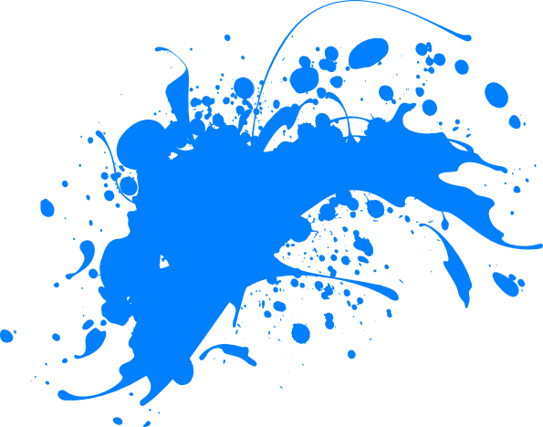 Database Of Information Related To Film / Tv - Ink Spots Blue Transparent (595x468), Png Download