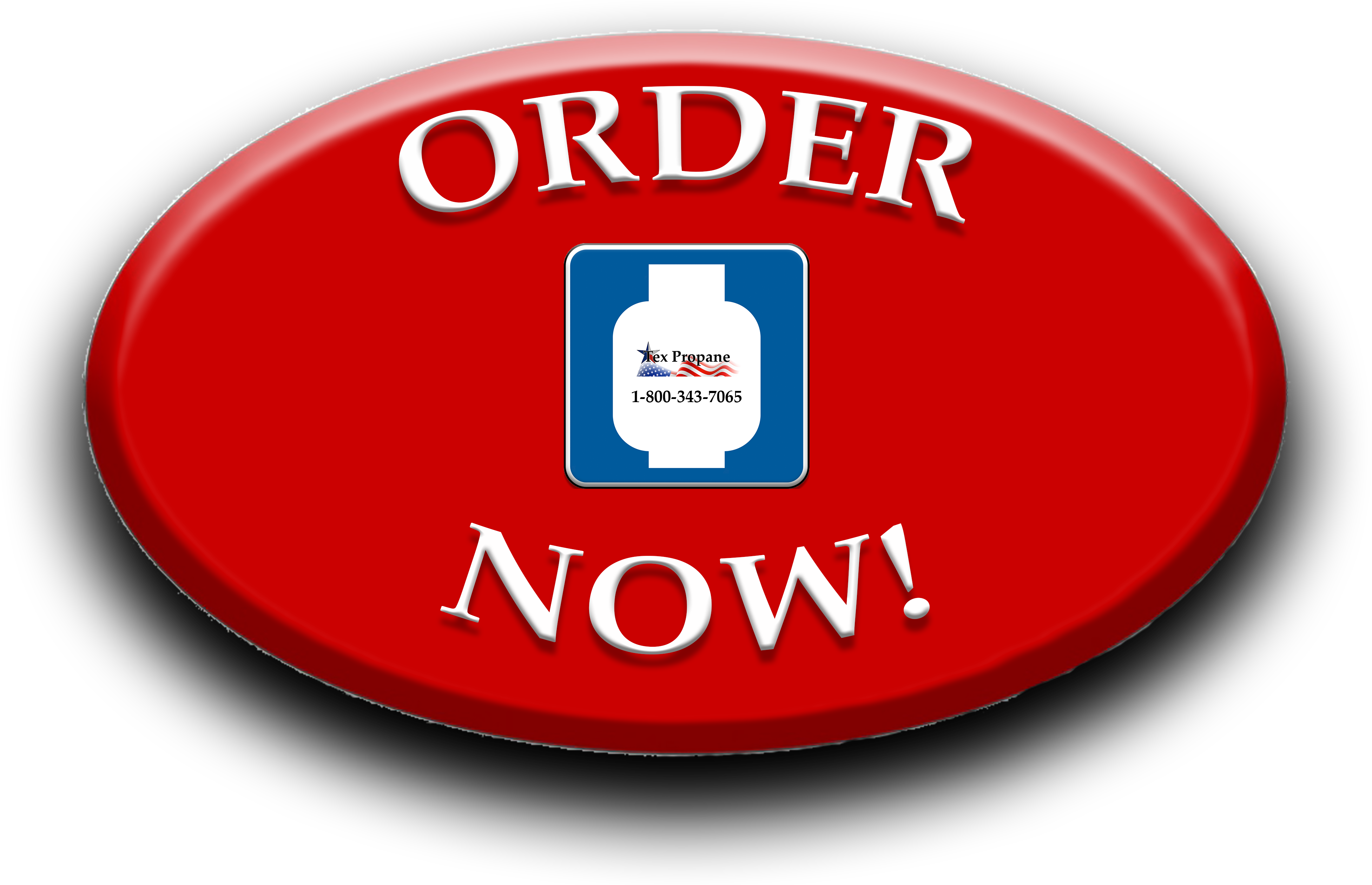 Order Gas Here - Trademark (4025x2521), Png Download