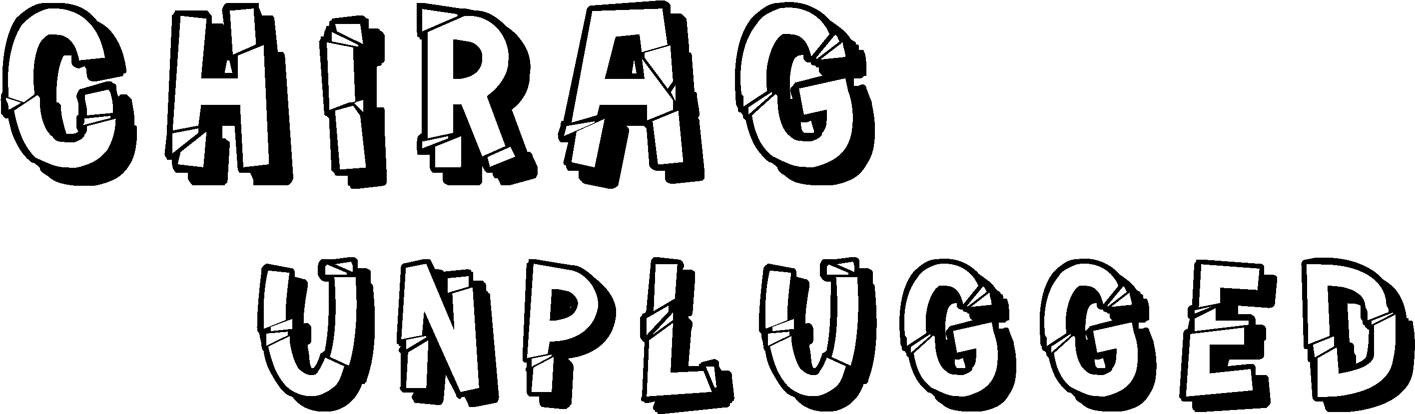 Chirag Unplugged - Calligraphy (3000x1200), Png Download