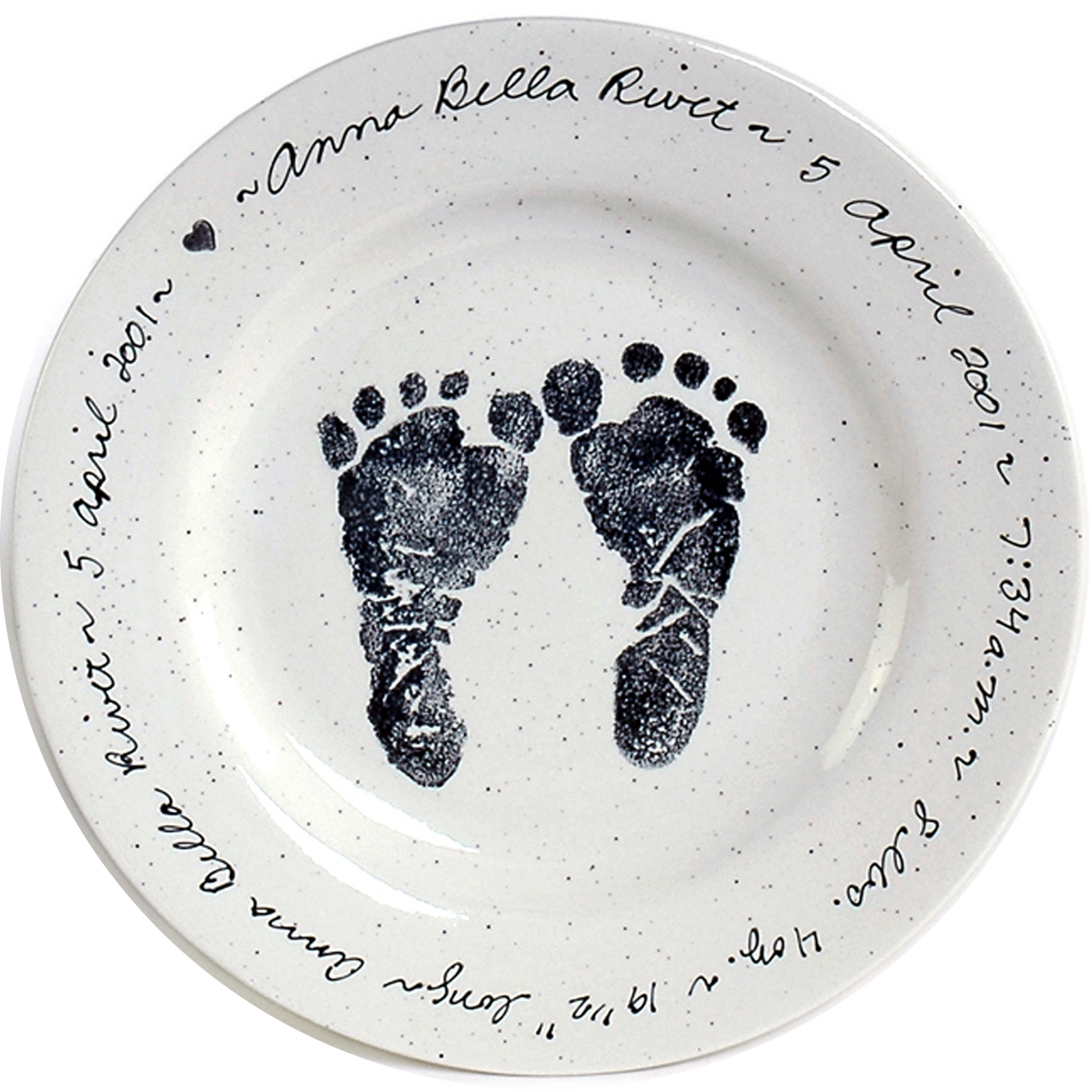 Baby Foot Print Plate - Foot (1280x1280), Png Download