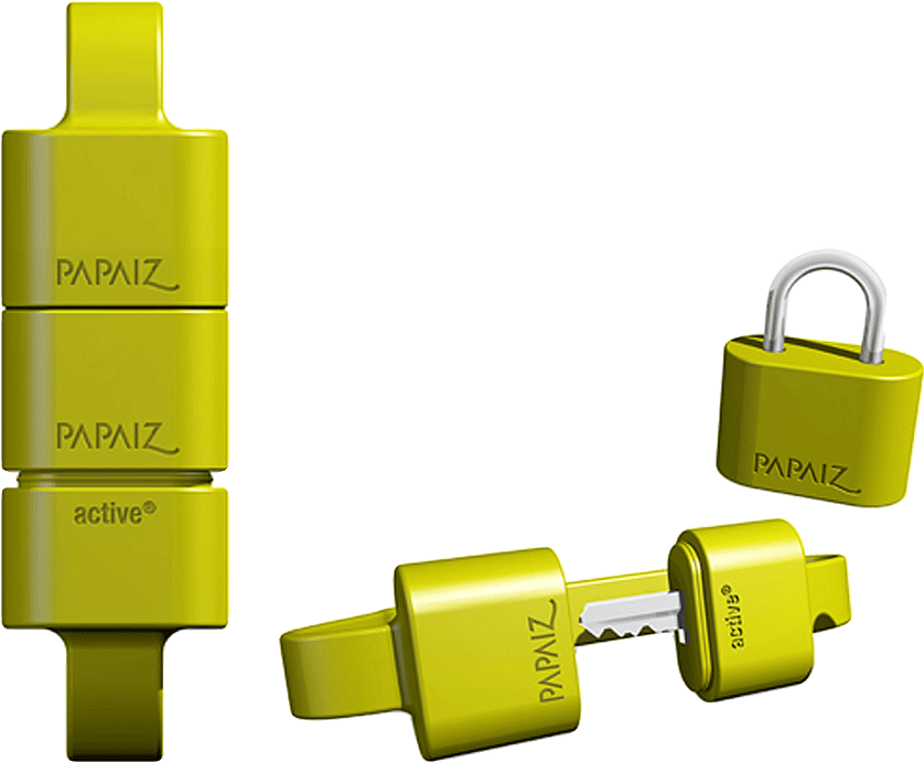 Cadeado Papaiz Active De Pulso Médio A Grande - Cadeado Papaiz Com Pulseira (900x900), Png Download