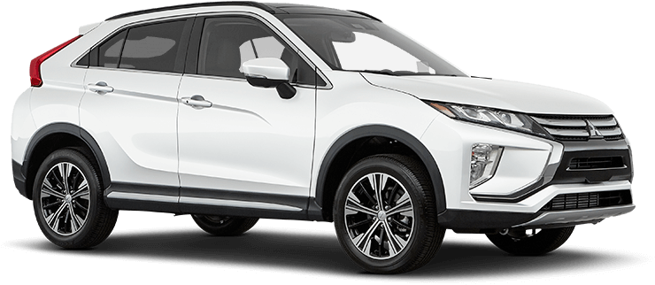 2018 Mitsubishi Eclipse Cross In Diamond White Pearl - Mitsubishi Eclipse Cross White (940x460), Png Download