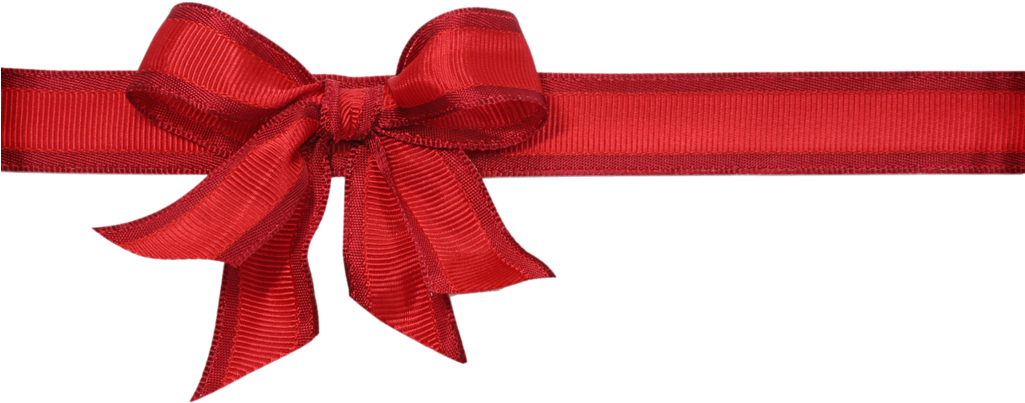 Christmas Ribbon Clipart Gift - Ribbon For Opening Ceremony (1024x689), Png Download