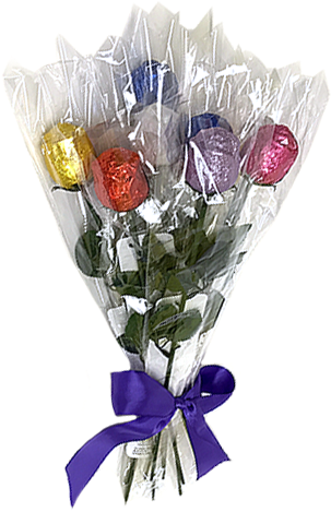 Assorted Color Foiled Belgian Chocolate Color Splash - Belgian Chocolate (500x500), Png Download