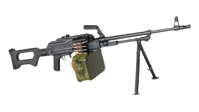 62mm Pkm Kalashnikov Modernized Machine Gun - Aek 999 (700x500), Png Download