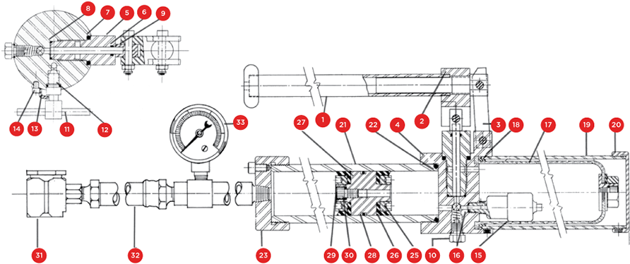 Grease Gun, Hydraulic, Gg255000 - Grease Gun (918x405), Png Download