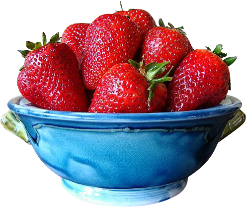 Superb 8 1/2" W Minton English Majolica Strawberry - Strawberry (543x543), Png Download