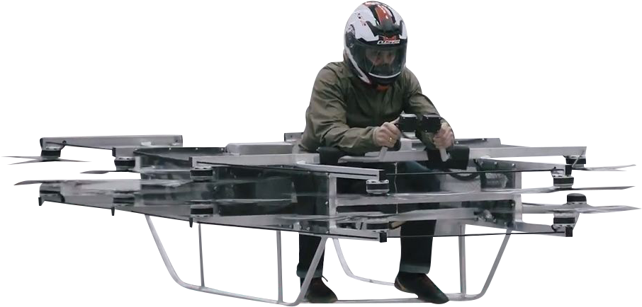 Kalashnikov Hover Bike - Hoverbike (925x669), Png Download