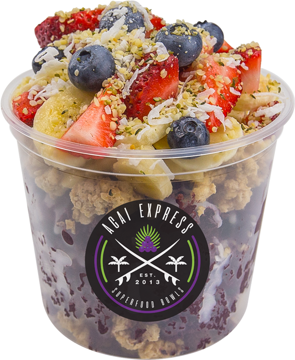Hawaiian Bowl - Açaí Na Tigela (640x869), Png Download