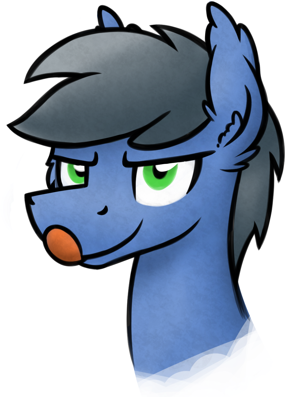 Moemneop, Bust, Licking, Licking Lips, Male, Oc, Oc - My Little Pony: Friendship Is Magic (1012x1332), Png Download