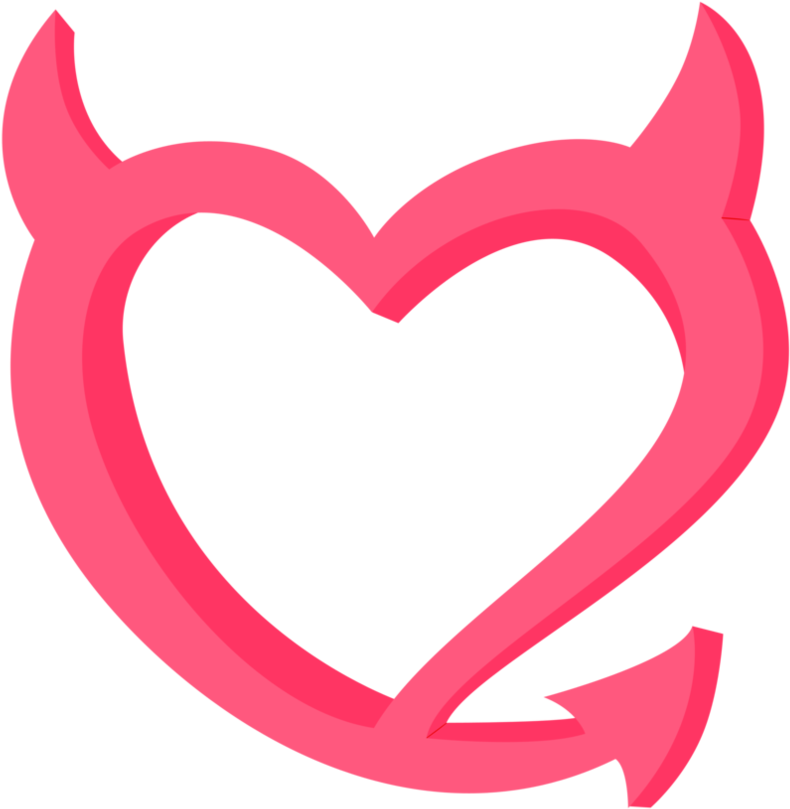 Bad Mares Club Logo, Vector By Gurugrendo On Deviant - Bad Girls Club Heart Logo (894x894), Png Download