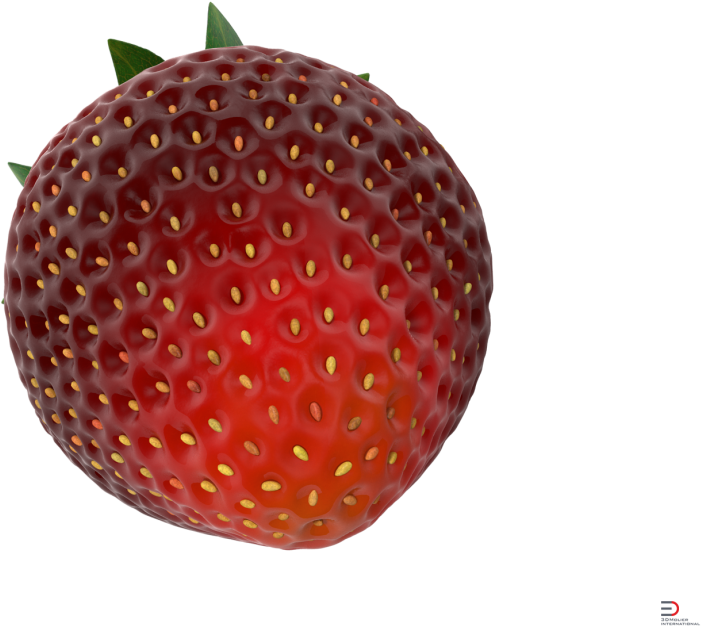 5 Strawberry Royalty-free 3d Model - Strawberry (920x690), Png Download