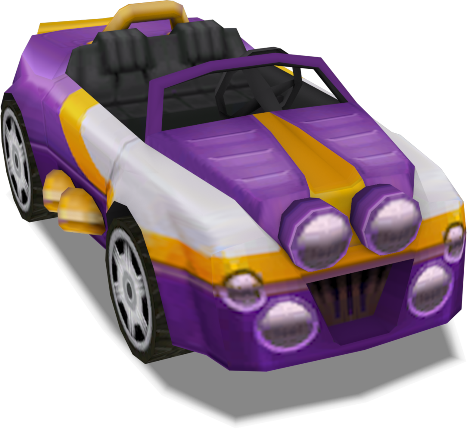 Badgirlrender - Crash Tag Team Racing (933x857), Png Download