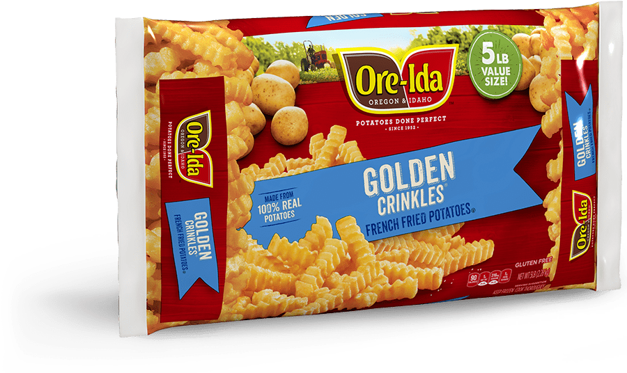 Pro - Ore Ida Golden Crinkles - 24 Oz (915x764), Png Download