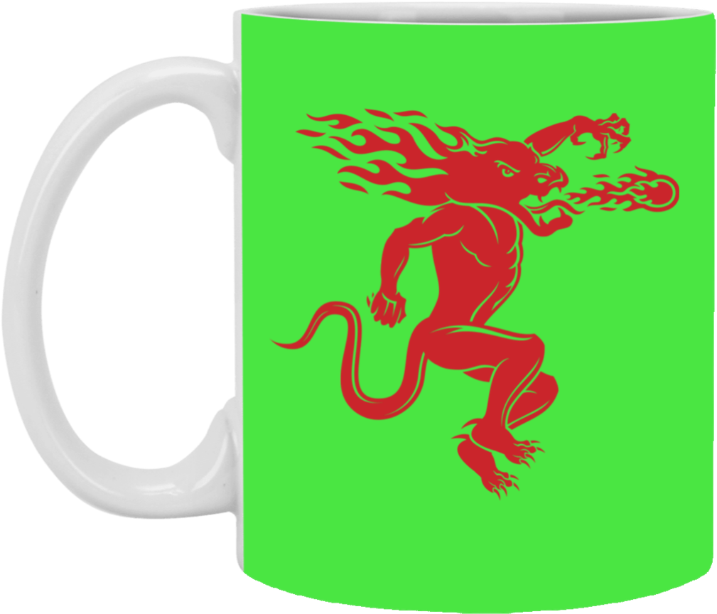 Fireball Whisky Logo Mug Cup Premium Gift - Fireball Cinnamon Whiskey Logo (1024x1024), Png Download