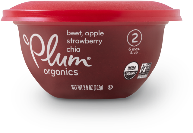 Plum Organics Baby Food, Organic, Pear, Green Bean (806x739), Png Download