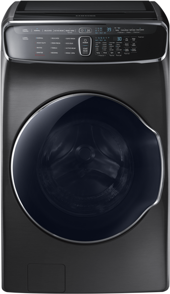 Image For Samsung Front Load And Top Load Washer - Samsung Flexwash 5.7 Cu. Ft. Front-load Washer With (519x804), Png Download
