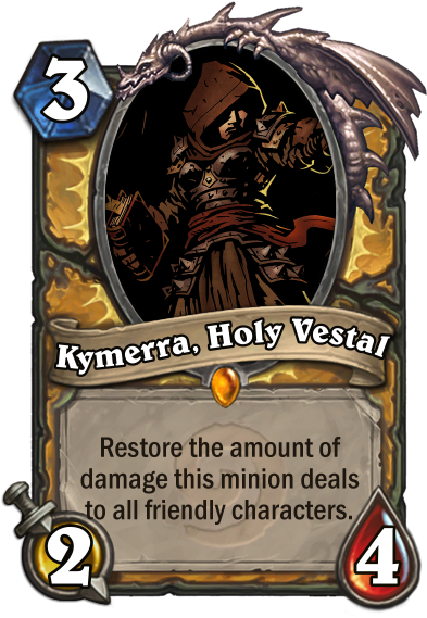 This Bad Girl Can Heal So Many Crusaders - Stargazer Luna Hearthstone (400x569), Png Download