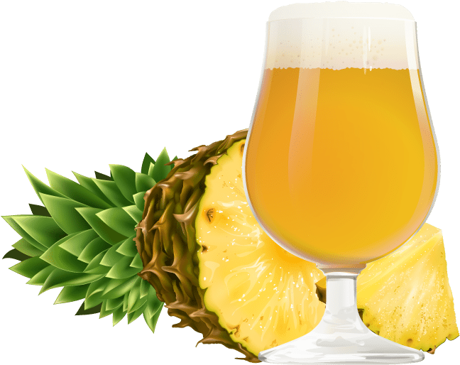 Tropic Punch Pineapple - Pineapple (682x600), Png Download