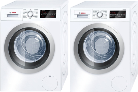 Image For Bosch Washer And Dryer Set - Bosch 500 Series Wat28401uc Front-loading Washer - (519x804), Png Download