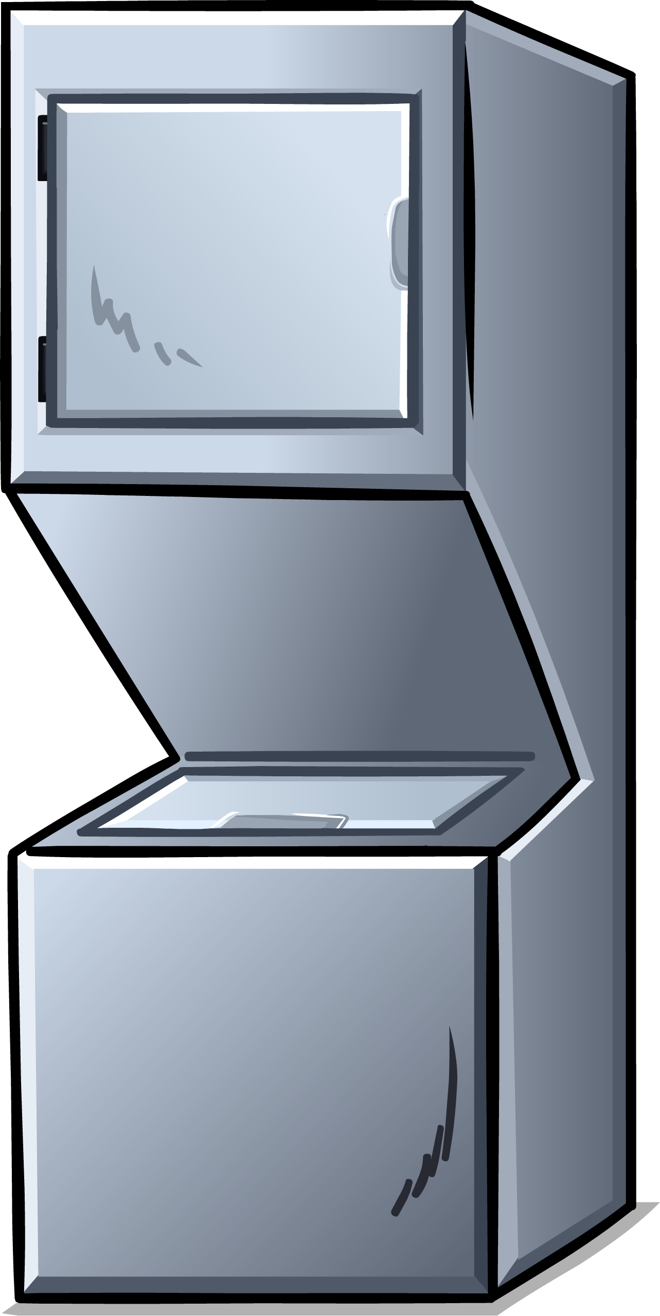 Stacking Washer And Dryer Sprite 003 - Combo Washer Dryer (1283x2558), Png Download